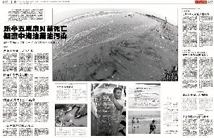 蓬莱溢油事故调查组:将组织受损渔民索赔(图)