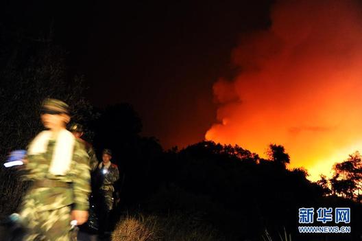 重庆国家级森林公园发生火灾 面积已超300亩