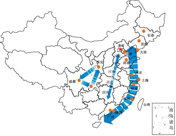 软件产业空间布局整体将呈现新的演变趋势