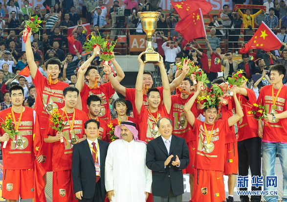 中国男篮重回亚洲之巅 获直通伦敦奥运门票
