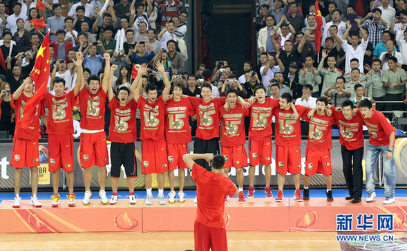 中国男篮重回亚洲之巅 获直通伦敦奥运门票