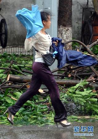 强台风“纳沙”登陆海南