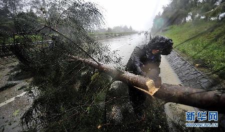 强台风“纳沙”登陆海南