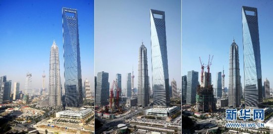 “中国第一高楼”主楼高度即将突破200米