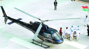 北京空中急救试航 将用于大型突发事件紧急救援