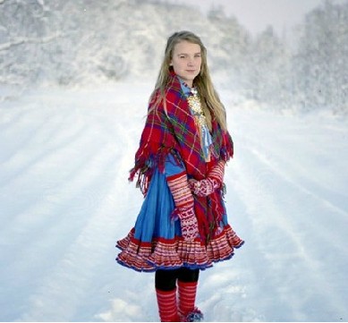 生活在北极圈的萨米族部落