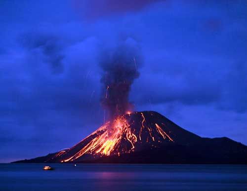 火山喷发时20个震撼景观