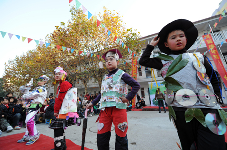 合肥小学生‘环保秀’