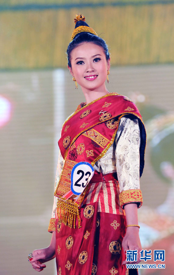 中国选手囊括“鸾粘芭”选美大赛前三名