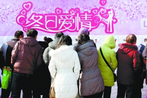 北京庙会万人相亲景象壮观 过年相亲两不误(图)
