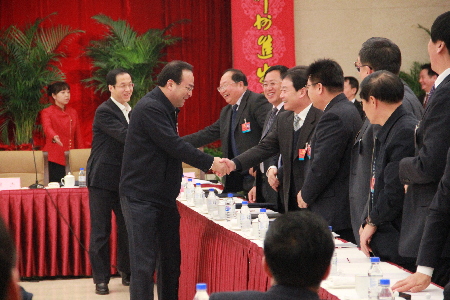 吉林省十一届人民代表大会五次会议长春代表团全体会议召开（图）