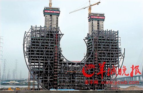 广州否认正建“铜钱大楼” 称大楼形似玉璧