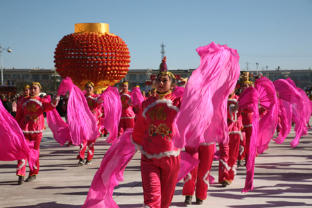 右玉县2012年元宵节文化活动精彩纷呈