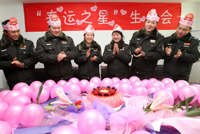 “春运之星”过难忘生日