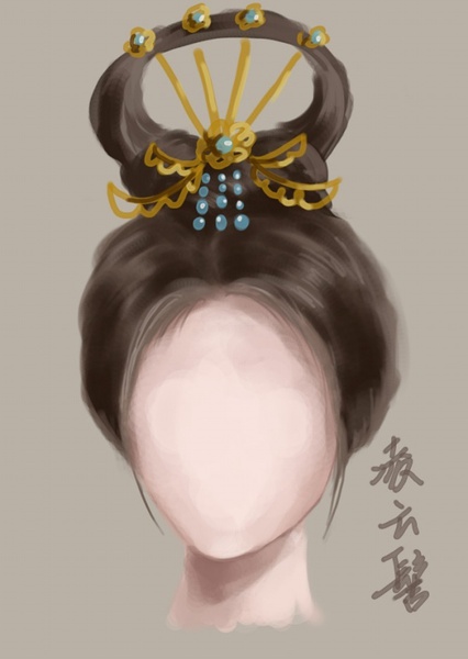 华美别致！图解中国古代女子发型（组图）