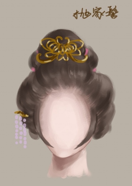 华美别致！图解中国古代女子发型（组图）