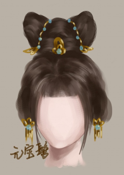 华美别致！图解中国古代女子发型（组图）