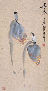 倪萍:随性挥毫弄丹青 跟着日子去写意