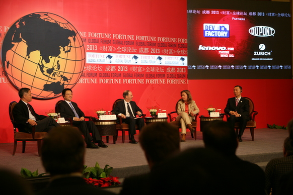 2013年《财富》全球论坛媒体见面会在蓉召开