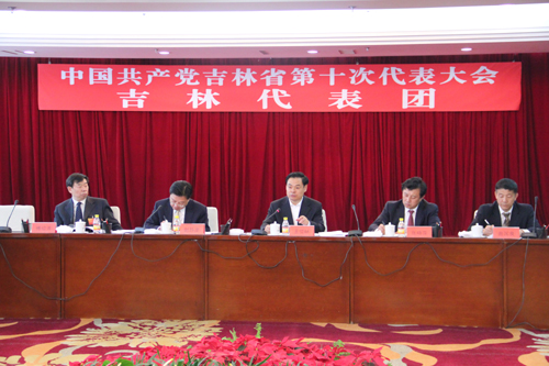 王儒林参加吉林省第十次党代会吉林代表团讨论