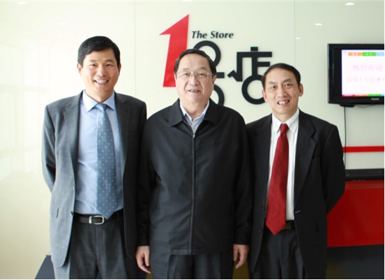 上海市委书记俞正声考察1号店