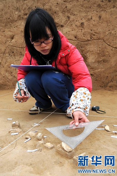 郑州发现4万年前古人类居住遗址 (组图)