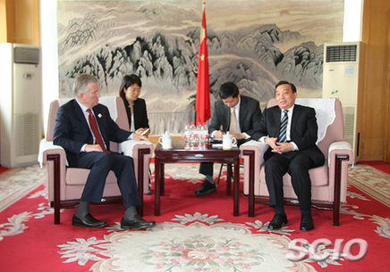 王晨主任会见美国纽约泛欧交易所集团首席执行官尼德奥尔先生