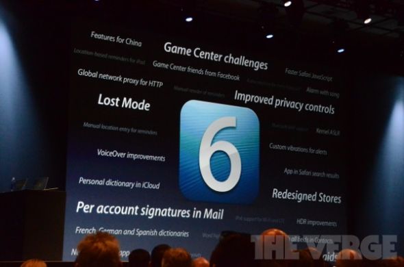 苹果发布iOS6：内置3D地图服务 Siri支持中文