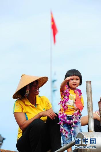 海南赴南沙渔船船队返回三亚