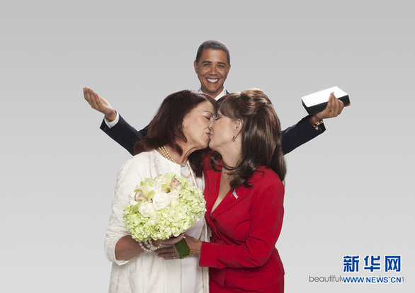 美社交网站恶搞奥巴马 宣传同性婚姻