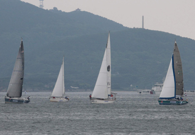 2012年亚太HOBIE级帆船锦标赛在山东威海举行