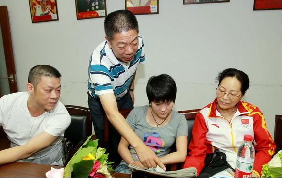 跳水皇后陈若琳：我取得的成绩与母校的辛勤是分不开的