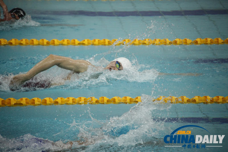 孙杨亮相全国大运会