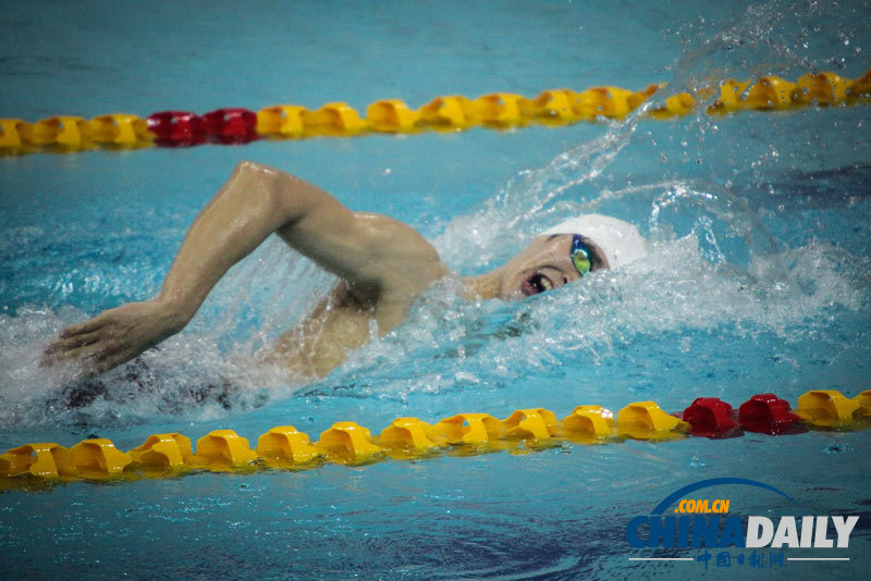 孙杨亮相全国大运会