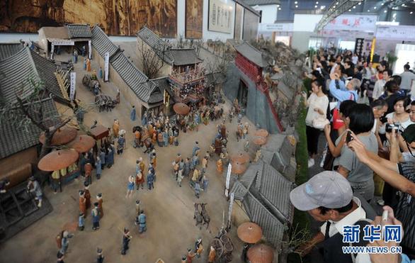 立体版《清明上河图》亮相合肥(高清)