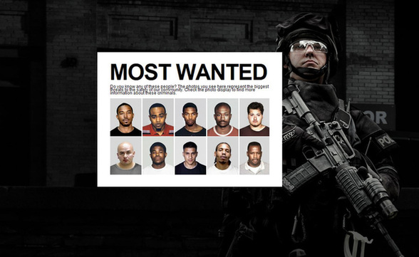 美国警察局官网华丽似好莱坞大片海报