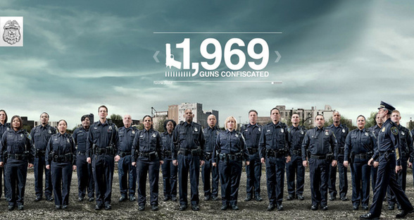 美国警察局官网华丽似好莱坞大片海报