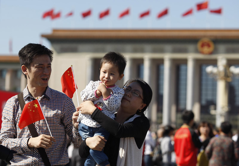 高清：现场直击 天安门广场靓景迎宾