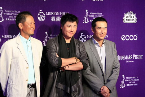 100多位巨星走红毯助阵2012观澜湖明星赛