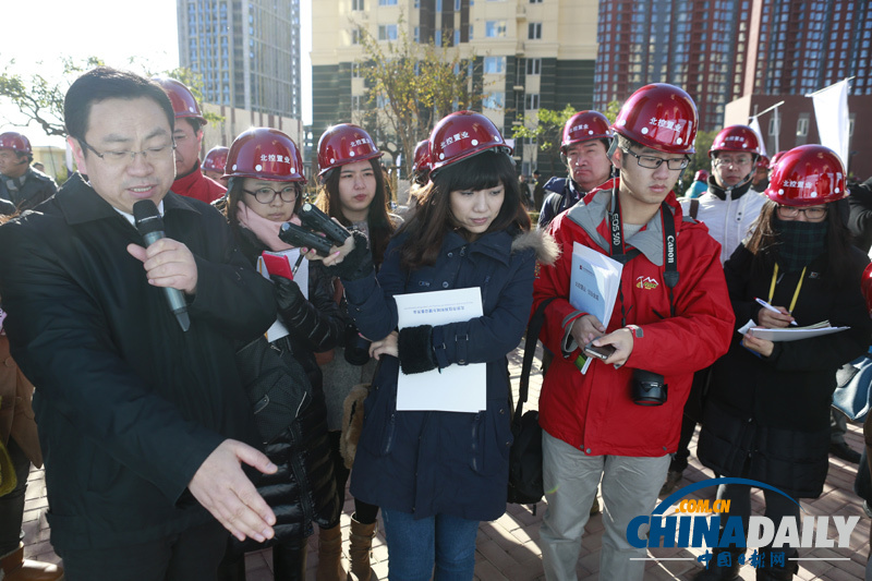 中外记者参观采访北京石景山区衙门口保障房小区