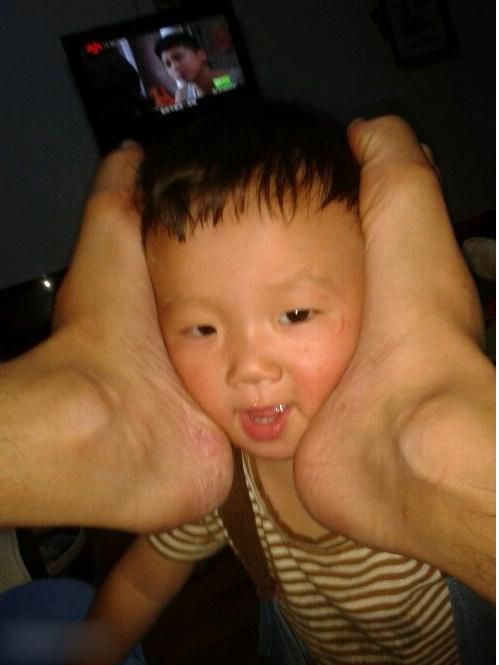 太囧 老爸带孩子太坑人了