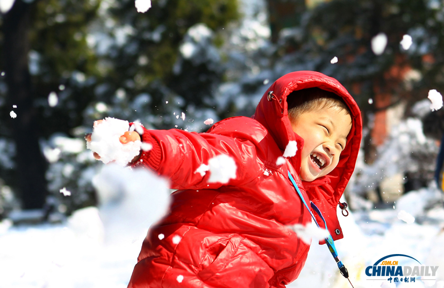 中国日报直击北京三月春雪
