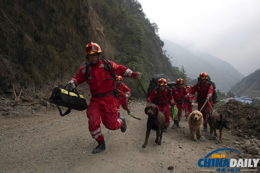 中国日报聚焦芦山地震之救援篇