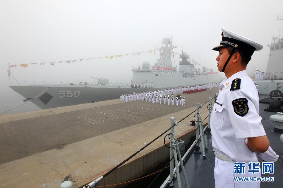 中国派出7艘舰艇赴俄参加中俄“海上联合—2013”军事演习