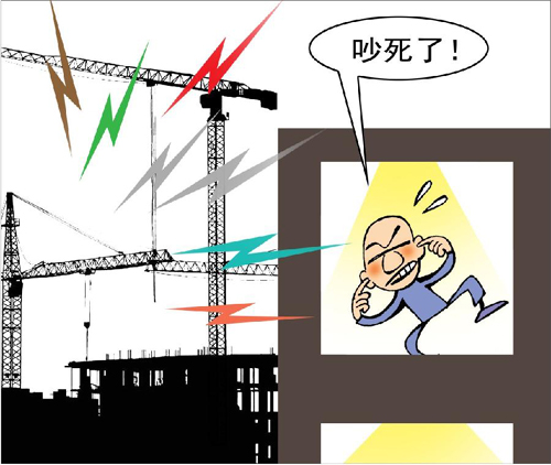 夜间施工扰民 忍无可忍