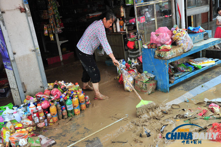 高清：强降雨致广东梅州部分地区受灾