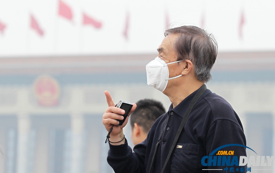 天安门广场靓景迎宾欢度国庆