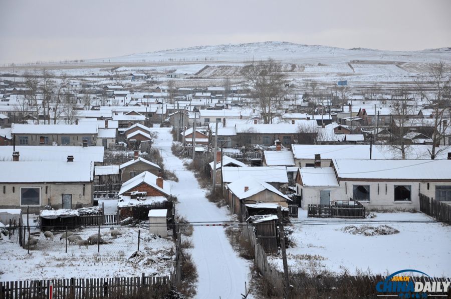 内蒙古呼伦贝尔迎来入冬最低温 局地达-27℃