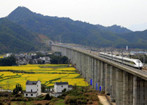 高颜值合福高铁 宛在画中游