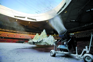 “鸟巢”造雪用水全部取自中水